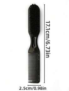 1pc Unisex Multi-Function Hair Comb, Suitable For Daily Use. Can Be Used To Groom Men's Oily Hair And Style Beard - Multicolor - View 5