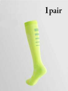 1双女士长筒压缩袜，专业跑步、运动、健身、骑行、羽毛球腿部压缩袜 - 彩色 - 查看 14