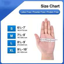 Blue Disposable Nitrile Gloves, Thickened Wear-Resistant, Waterproof Gloves For Kitchen, Dishwashing, Cleaning - 100 Blue Pieces - View 6