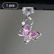 Accesorio de teléfono con colgante de lazo de mariposa, decorado con diamantes y perlas, regalo de primavera - Multicolor - Ver 15