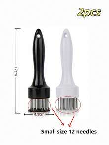 1/2pcs Motorhome Kitchen Meat Tenderizer, Motorhome Camping Kitchen Tool, Stainless Steel Meat Tenderizer, Suitable For Home Kitchen And Motorhome Kitchen Accessories - Multicolor - View 14