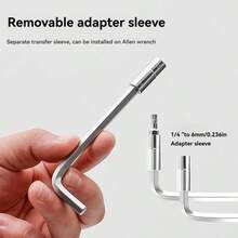 1pc 2026 New Bicycle Multi-Function Repair Tool Kit, Portable Tire Lever, Puncture Repair Set, Hex Wrench - Black - View 4