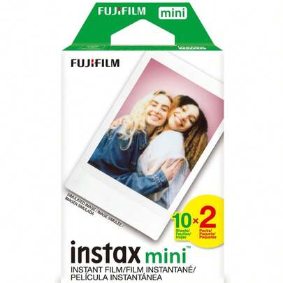 Mini Instant Film Twin Pack (White), 20 Photos