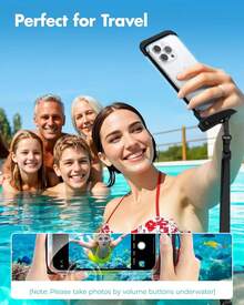 Luxury Waterproof Phone Case – Secure Touch Screen Dry Bag For Beach, Pool, Boating & Travel - Clear - View 9