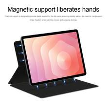 For Galaxy Tab S11 11 Inch 2025 X730 X736B Magnetic Case Tab S11 Ultra 14.6" Tablet Smart Book Cover, Auto Wake/Sleep - Black - View 3