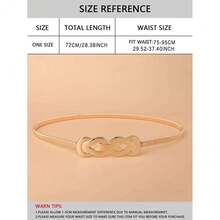 Elegant Geometric Buckle Corset Belt For Dresses Summer, School Fall, Autumn, Halloween - Nhiều màu - Xem 5