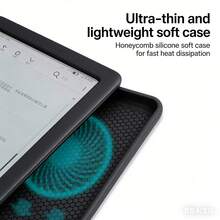 Abstract Wave-Ripple Pattern Protective Case - Ideal For Minimalist Lovers And Those Seeking A Modern Style. This Flip Case Features An Automatic Sleep/Wake Function And Is Compatible With Kindle Models.Compatible With Kindle Paperwhite 10th Generation 2018, Kindle Paperwhite 11th Generation 2021, Kindle Paperwhite 12th Generation 2024, And Kindle 10th Generation 2019 - Multicolor - View 5