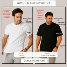 Premium Basic T-Shirts Made Of Peruvian Fabric With Smooth Elastane, Slim Fit And Traditional Design. - 米色 - 查看 4