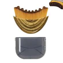 Lymphatic Contour Face Brush, Lymphatic Drainage Massager For Face, Ergonomically Designed To Fit The Skin Precisely (1PCS) - Brown - View 9