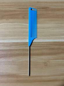 1/7pcs Professional Pointed Tail Comb, Rat Tail Comb, Sectioning Comb, Stainless Steel Tail Comb, Anti-Static Comb, Braiding Comb, Fine Tooth Rat Tail Comb, Shiny Tail Comb, Shiny Comb, Multi-Functional Regular Hair Comb - Multicolor - View 13