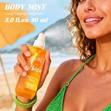 SOLO EN IBIZA 6-Piece Set, Body & Hair Fragrance Mist And Body Cream Gift Box For Men And Women, Long Lasting Fragrance, 6 Different Scent, Perfect For Holiday Gifts, Dating, Daily Life, Parties, 3 Fl Oz Perfume - 6Pcs Body Mist 90ml/3.oz - 查看 4