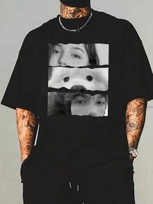 Men T-Shirts - Black - View 4