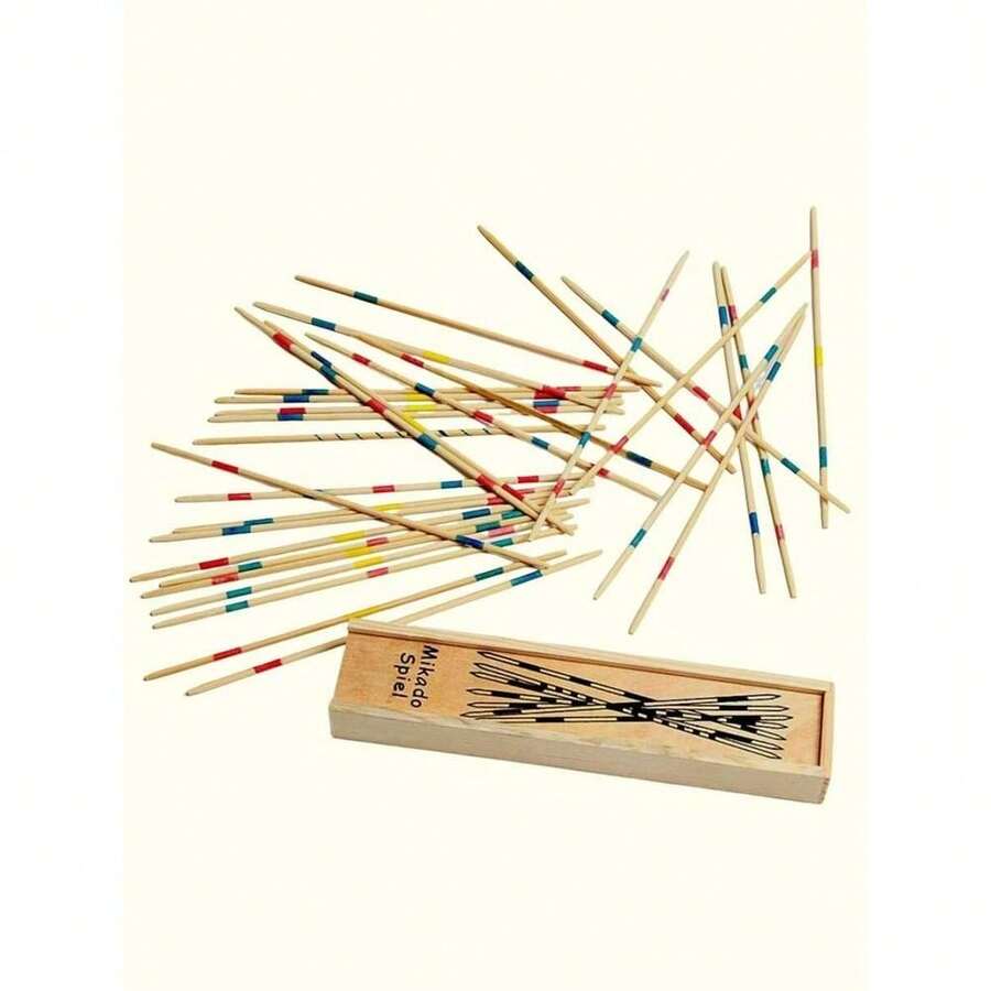 1pc Wooden Pick Up Sticks Toys, Tabletop Game For Multiple Players,Games,Board Games,Game,Games,Board Games,Game,Games,Board Games,Game - Multicolor - View 1
