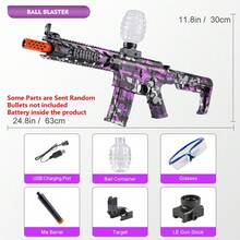 Unilabo M4A1 Electric Toy Gun Set, High Precision Shooting Toy, Rechargeable And Reusable, Perfect Outdoor Party Game And Gift For Boys, Birthday/Holiday Present (Excluding Bullets) - Multicolor - View 15