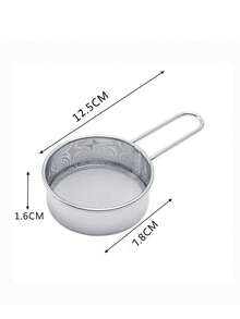 1Pc Stainless Steel Powdered Sugar Shaker, Even Sifting & Easy-To-Clean, For Home DIY Baking/Festival Dessert Decoration/Handmade Gift Wrapping, Portable Baking Tool, Practical Item For Baking Lovers - Multicolor 1 - View 8