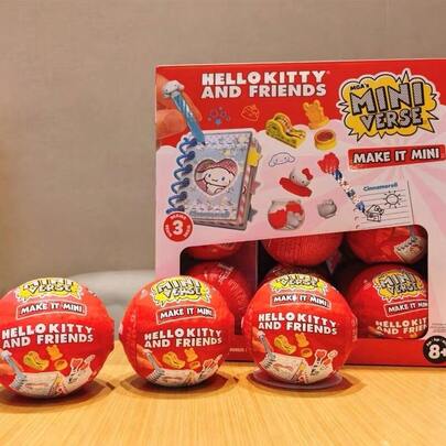 L.O.L.SURPRISE! Miniature Universe Workshop Series: Sanrio/SpongeBob/Mini Dinosaur/Mini Minecraft Themed Micro Diorama DIY Simulation Toys - Create Your Own Mini World At Your Fingertips