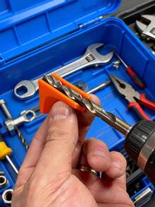 3pcs Drilling Guide Rail | Vertical Square Positioning Artifact With V-Groove Fitting Design | More Wear-Resistant And Durable Than Circular Guide Rail, Plastic Material, No Battery Required - Multicolor - View 7