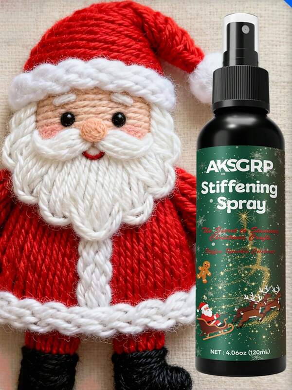 Fabric Shaping Spray, Stiffening Spray For DIY Crochet Shaping, Fabric Decor Shaping, Handmade DIY, Practical For Toys, Home Decor, Others, Handmade Ropes, Gifts, Rivets, Clothing, Apparel, Handmade DIY Decorations, Shoes, Ramie, Hanging Decorations, Hats, Bags, Store Decor