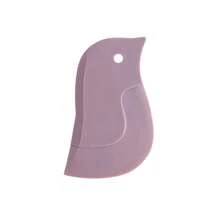 Scraper And Oil Plate, Penguin Soft Type Household Kitchen Oil Stain Scraper, Baking Kitchen Small Tool, , Harmless, Material - Grey - View 7