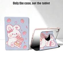 1个兔子图案翻盖保护套，带笔槽、360°旋转支架、PU皮革材质，具备自动休眠/唤醒功能，适用于三星A9/A9+/S9/S9FE/A11/A11+/S11/S10 FE/S10 FE+/S10 Lite等热门机型，也适用于Air 5/6、荣耀等品牌手机，是返校季、情人节、节日送礼的理想之选。 - 彩色 - 查看 8