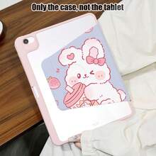 1个兔子图案翻盖保护套，带笔槽、360°旋转支架、PU皮革材质，具备自动休眠/唤醒功能，适用于三星A9/A9+/S9/S9FE/A11/A11+/S11/S10 FE/S10 FE+/S10 Lite等热门机型，也适用于Air 5/6、荣耀等品牌手机，是返校季、情人节、节日送礼的理想之选。 - 彩色 - 查看 5