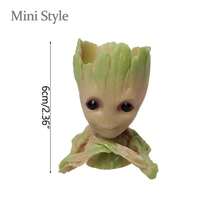 5cm Handmade Miniature Cartoon Groot Sculpture, Desktop Decor Craft, Home Office Display Ornament - M - View 13