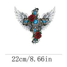 1pc/2pcs/3pcs Eagle Cross Pattern Suitable For T-Shirts, Hoodies, Pillows, Backpacks And Handbags, Ideal Holiday Gifts, Holiday Gift Items | Holiday Design | Durable Printing - 3pcs-s - View 3