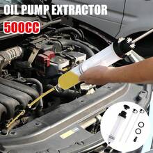 500ML Car Oil Fluid Extractor Fluid Syringe Pump Manual Suction Transfer Filling - 500cc - View 3