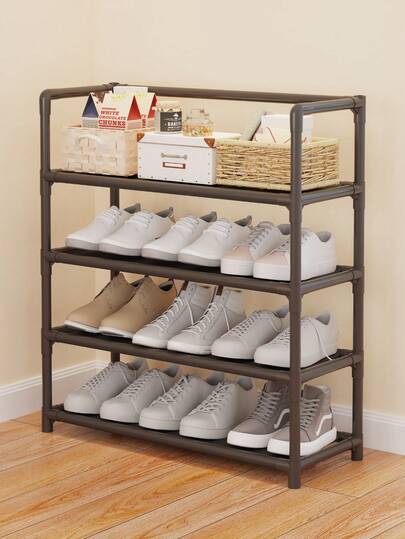 3/4/5/6/7 Tier Large Capacity Shoe Rack, Sturdy And Stable, Essential For Home And Dorm, Easy Assembly