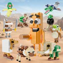 Tung Tung Sahur Character Building Blocks Toy, Tralalero Tralala, LiriLi Larrla, Boneca Ambalam Character Building Blocks Toy, Gift For Party, Birthday - Multicolor - View 1