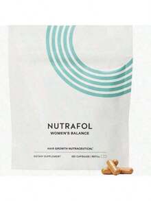 Women's Balance Hair Growth Supplements, Ages 45 And Up, Clinically Proven For Visibly Thicker Hair And Scalp Coverage In 3-6 Months, Dermatologist Recommended - 1 Month Supply Refill Pouch - 1 - 查看 1