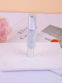 1pc 10ml Refillable Perfume Bottle With Rhinestone Dual-Head Spray & Roll-On Design, Empty Cosmetic Container For Travel - View 11