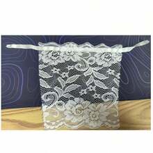 1pc Women's White Floral Lace Adjustable 3-Tier Modesty Panel Dickey - Multicolor - View 5