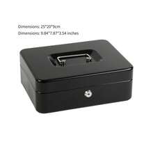 Portable Key Box, Steel Cash Box, Home/Store Storage Cabinet For Keys, Coins, Jewelry - Multicolor - View 19