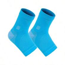 1 Pair High-Quality Ankle Compression Socks With Arch And Ankle Support, Open Toe Design, Suitable For Daily Wear And Outdoor Activities - Multicolor - View 7