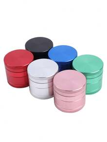 1个玫瑰粉色便携式金属研磨器，4层，可爱设计 - 粉色 - 查看 7