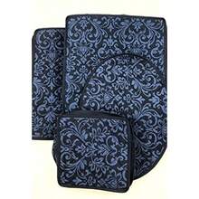 8-Piece Hudson Damask China Storage Container Set Navy - como en la foto - Ver 4
