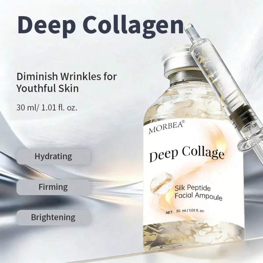 [SungGboon] Silk Lifting Peptide Ampoule | Wrinkle Care | Face-Lift At Home Serum With Peptides & Deep Collagen | Plumping, Smooth, Anti Aging Korean Skincare (30ml) - Collagen - 查看 1