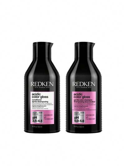 Redken [Bundle] Acidic Color Gloss Shampoo 500 Ml + Conditioner 500 Ml