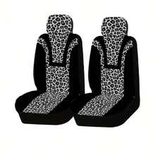 Leopard Print Patchwork Pattern Universal Car Seat Cover - Leopard Print Style - View 23