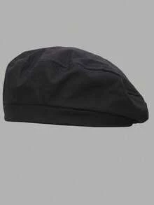 1/2/3 件装 儿童女童纯色人字纹平顶贝雷帽 弹性帽子 可爱配饰 时尚儿童帽 日常休闲帽 - 貝雷帽 - 查看 16