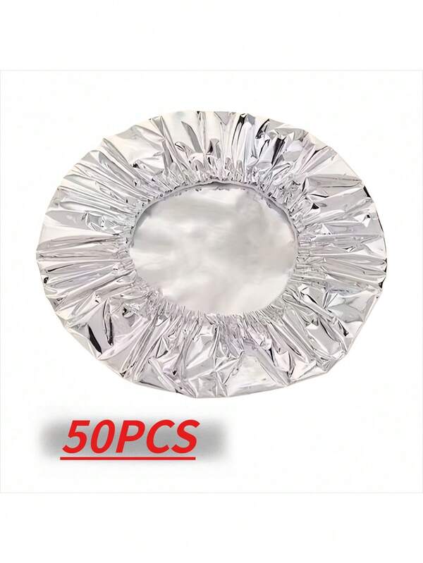 45 stuks thermische aluminiumfoliehoezen - Aluminiumfolie deksel, keukenfolie voor conservering en isolatie, geschikt voor kommen, borden en schalen - Houdt voedsel warm en vers, beschermt tegen insecten en stof, lichtgewicht beschermhoes, hoogwaardig foliepapier