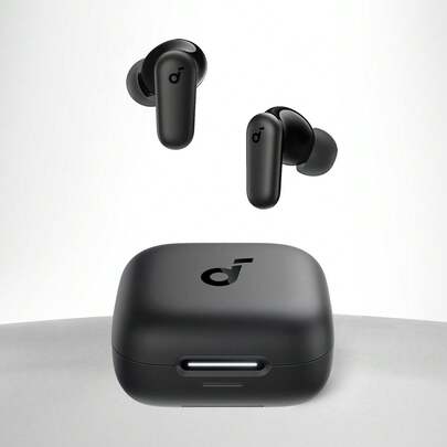  Anker R50i NC 降噪耳机，45 小时续航，蓝牙 5.4，二合一手机支架，低音强劲，非常适合旅行、健身、通勤和校园生活（Soundcore P30i）