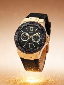 Guess 女士石英表，适合女士日常及假日佩戴 - 黑色 - 查看 8