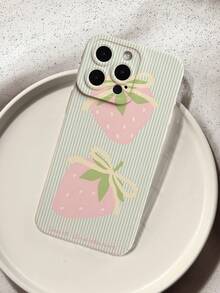 Ốp lưng điện thoại silicon lỏng họa tiết dâu tây thời trang, bảo vệ toàn thân, chống sốc, chống rơi, chất liệu TPU mềm dẻo, tương thích với iPhone 13/11/17/17pro/16/14/15/15pro/15 Plus/15 Promax/7plus/8plus/X/Xs Max/Xr/11pro/12pro/13pro/14pro/12mini/13mini/11promax/12promax/13promax/14promax/14plus/17pro Max/17Air/6/6s Plus/7/8/16Pro/16plus/16promax/Se2/17promax & Tương thích với Samsung Galaxy/A54/A14/A12/A13/A15/A32/A33/A24/A52S/S20/S21/S22/S23/S24/S23Plus/S24ultra/S25/A15/A33/A23 - Nhiều màu - Xem 1