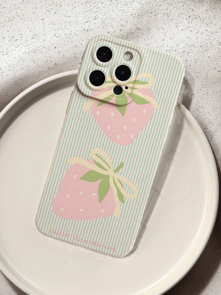 Ốp lưng điện thoại silicon lỏng họa tiết dâu tây thời trang, bảo vệ toàn thân, chống sốc, chống rơi, chất liệu TPU mềm dẻo, tương thích với iPhone 13/11/17/17pro/16/14/15/15pro/15 Plus/15 Promax/7plus/8plus/X/Xs Max/Xr/11pro/12pro/13pro/14pro/12mini/13mini/11promax/12promax/13promax/14promax/14plus/17pro Max/17Air/6/6s Plus/7/8/16Pro/16plus/16promax/Se2/17promax & Tương thích với Samsung Galaxy/A54/A14/A12/A13/A15/A32/A33/A24/A52S/S20/S21/S22/S23/S24/S23Plus/S24ultra/S25/A15/A33/A23 - Nhiều màu - Xem 1