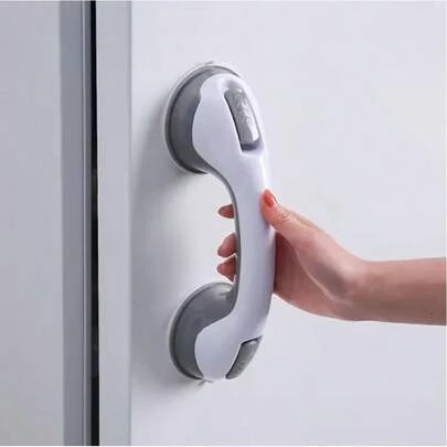 Barras de agarre para ducha con ventosa al vacío, asas de soporte antideslizantes para inodoro, barra de agarre de  para el baño, pasamanos para niños mayores Z7TO