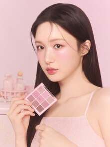Dasique 9-Color Eyeshadow Palette, High Pigmentation, Long-Lasting, Suitable For Graduates, Birthdays, Beginner-Friendly, Smooth Application, Plant-Based Formula, Cruelty-Free, Rose Girl Charm Colors, Christmas Gift For Her, Fashion Makeup Brand, Back To School, Bridal Wedding, Summer, Valentine's Day, Vacation - #33 Milky Berry - 查看 9