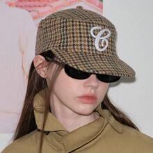 Nueva gorra de béisbol plana de estilo retro para primavera/otoño, gorra de béisbol con bordado 3D para mujer, gorra de béisbol de ala plana versátil y casual unisex - Multicolor - Ver 2