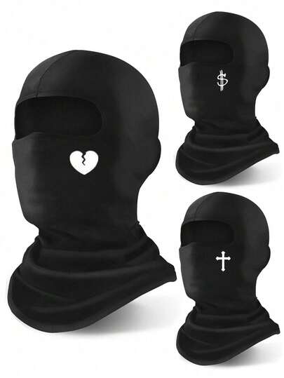 3개/1개 바라클라바 페이스 마스크, 남성용 축구 스키 마스크, 경량 쉬스티, 쉬스티 선 후드 UV 보호 사이클링, 여름, 해변, 휴가